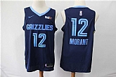 Grizzlies 12 Ja Morant Navy City Edition Nike Swingman Jersey,baseball caps,new era cap wholesale,wholesale hats